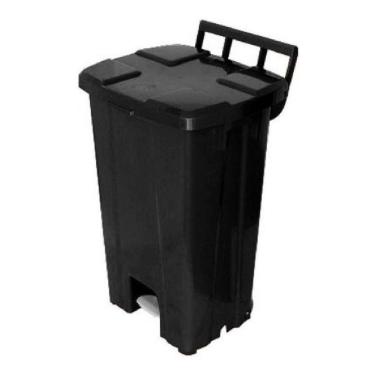 Imagem de Cesto Lixeira Com Rodas E Pedal 100l Marca Jsn