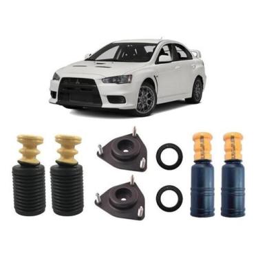 Imagem de Kit 2 Batente Coxim Lancer 2014 15 2016 - Qualykits