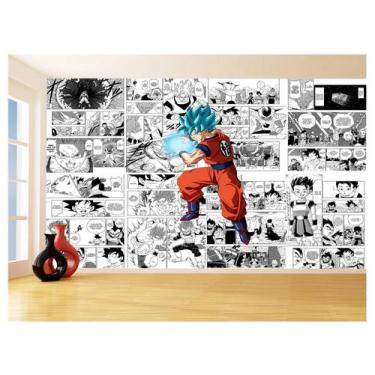 Imagem de Papel De Parede Dragon Ball Goku Página Manga 3,5M Dbz663 - Você Decor