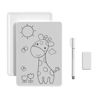 Imagem de Fockety Quadro Magnético de Apagamento a Seco, Quadro Branco Magnético de 8 "x 12" para Geladeira Com Borracha Seca e Marcador, Quadro Branco Suspenso para Casa, Escritório, Escola