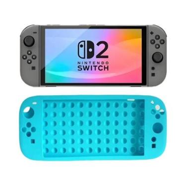Imagem de Capa De Silicone Colorida Para Console De Jogo Nintendo Switch 2 NS2 C
