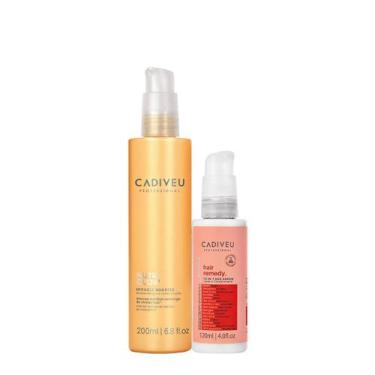 Imagem de Kit Cadiveu Professional Essentials Hair Remedy Leave-in e Nutri Glow 