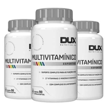 Imagem de kit Multivitamínico Esportivo (90 Caps) Dux Nutrition 3 unidades-Unissex