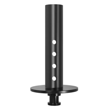 Imagem de Sidasu Adaptador de 5ª roda para pescoço de ganso resistente, acoplador de capacidade de 13,6 kg para reboques de tubo redondo de 10 cm – Serve para caminhonetes e caminhonetes com acabamento