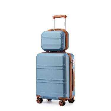 Imagem de Conjunto de bagagem de mão Suitcase Kono 20" com fechadura TSA, azul d