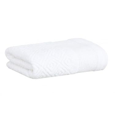 Imagem de Buddemeyer, Toalha de Rosto Buddemeyer Kyoto 100% Algodão Jacquard Aveludado Cor:Branco 1011