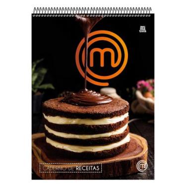 Imagem de Caderno de Receitas Espiral Superior Masterchef Pautado 76 Folhas Anim