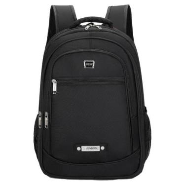 Imagem de Mochila Casual Estilosa Executiva London com 3 Fechos Ziper - NoBrand,