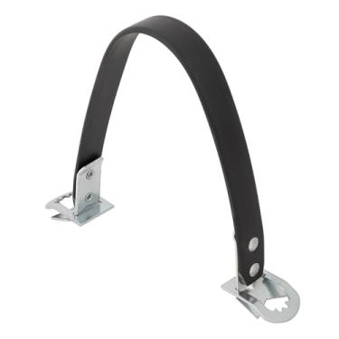 Imagem de HEEPDD Porta-Baterias de Elevação Lateral para Serviço Pesado, Bandejas de Metal Com Cinto de Vinil Resistente a ácidos para Ajuste Universal na Maioria das Baterias de Carro, Ideal para Oficinas de