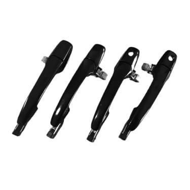 Imagem de Conjunto de 4 maçanetas externas compatíveis com Ford Ranger/Mazda BT50 2006-2011, para veículos com volante à esquerda e à direita.