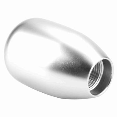 Imagem de Pissente A Alavanca de Alavanca de Maçaneta de Mudança de Marchas de Metal para Carros Manuais Com 3 Adaptadores 8mm 10mm 12mm (SILVER)