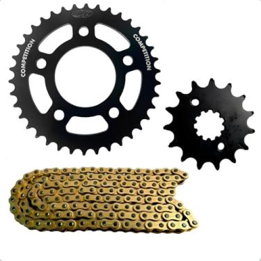 Imagem de Relação Mr Competição Corrente Dourada Cb300 Strada 36/15