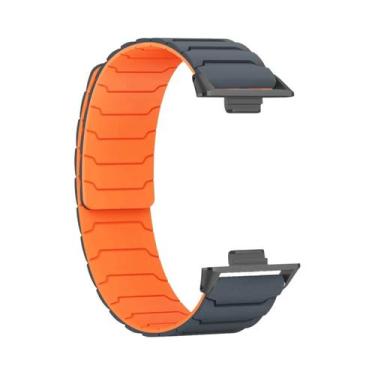 Imagem de Pulseira Magnética De Silicone Para Xiaomi MiBand 8 pro 9 pro Redmi Wa