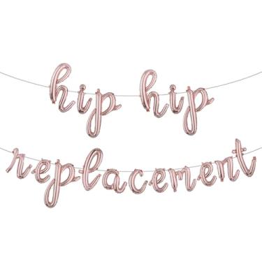 Imagem de Faixa de balão de substituição de quadril com glitter para homens, artigos de festa de aniversário, ideias e presentes 21, 30, 40, 50, 60, 70, 80 anos decorações de aniversário adulto (substituição de