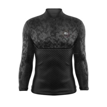 Imagem de Camisa Camiseta Pqs New Black Camuflado 11 Proteção Uv50+-Unissex