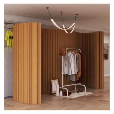 Imagem de Room divider Tela de papel de divisória temporária, divisor de sala telescópico dobrável, painel de parede decorativo de fundo de casamento em casa(3x1.7m/9.8x5.57FT)