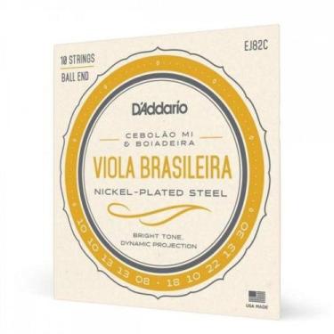 Imagem de Encordoamento Viola Brasileira Cebolão EJ82C - D Addario