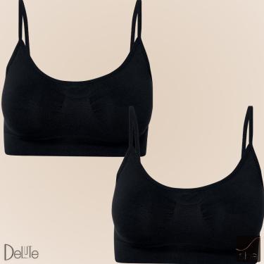 Imagem de Kit Com 2 Tops Nadador She Lingerie Feminino Sem Bojo Ajustável-Feminino
