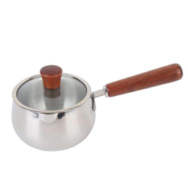 Imagem de Phefop Pote de Leite, Panela Antiaderente de Aço Inoxidável 316, Capacidade de 1000ml, Ideal para Sopa e Macarrão, Perfeito para Porções Individuais
