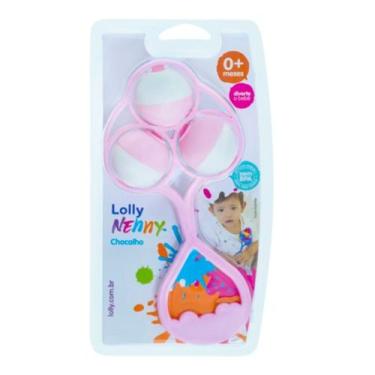 Imagem de Chocalho Rosa Tip Infantil 7230-01 - Lolly Nenny