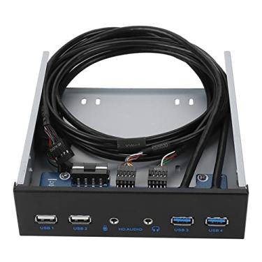 Imagem de Estink USB 3.0 Front Panel USB 2.0 HD Extension 19PIN Com 4.8Gbps SuperSpeed para Placa-Mãe Interface de Áudio Plug & Play Sem Necessidade de Fonte Externa