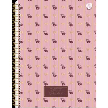 Imagem de Caderno 80 Folhas Pautadas, Espiral, Rosa, 20x27,5 cm, Feminino