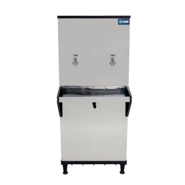 Imagem de Bebedouro Industrial de Coluna Knox 50 Litros 2 Torneiras Geladas Inox
