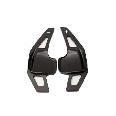 Imagem de Tsinesla Raquete de mudança de volante para BMW para série 7 2013 2014 2015 2016 2017 2 peças de extensão de câmbio de câmbio de volante de carro