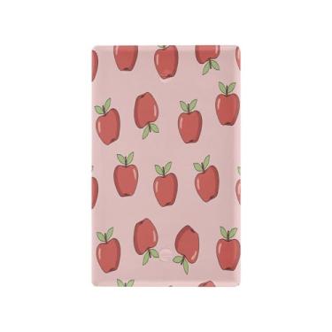 Imagem de Wassud Placa de cobertura para interruptor de luz, maçãs, decorativas, para tomadas, placa de parede para tomadas elétricas em branco 11 x 6 cm