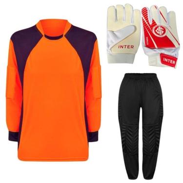 Imagem de Kit De Goleiro TRB + Luva De Goleiro Infantil Internacional DRB Goalkeeper-Unissex