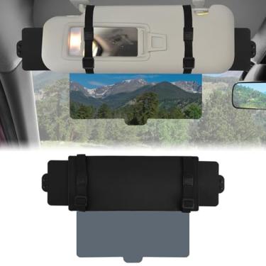 Imagem de Extensão de viseira de sol para carro, extensor de para-sol antirreflexo, extensor de viseira de sol com lente de PC, para-brisa e para-sol de janela lateral, bloqueador solar para dirigir com