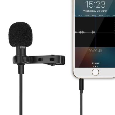Imagem de Microfone De Lapela Celular Gravação De Vídeos