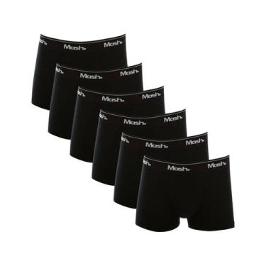 Imagem de Kit 6 Cuecas Boxer Mash 110.04 Adulto Original Algodão, G, Sortido