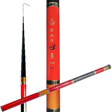 Imagem de Vara De Pesca Telescópica De Mão Lorben 5.30m Carbono Ultraleve