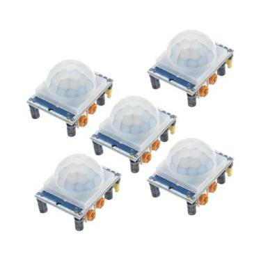 Imagem de Módulo Detector De Sensor De Movimento Ajustável HC-SR501 PIR Para Ard