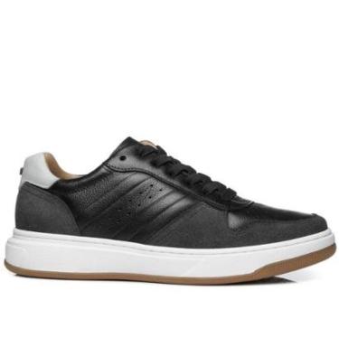 Imagem de Tênis Casual Pegada Masculino em Couro Preto 111721-05-Masculino