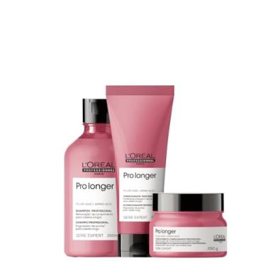 Imagem de Kit L'Oréal Professionnel Serie Expert Pro Longer Home Care Duo + Máscara 250g (3 Produtos)
