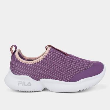 Imagem de Tênis Infantil Fila Funny Unissex, Roxo, Rosa, 31