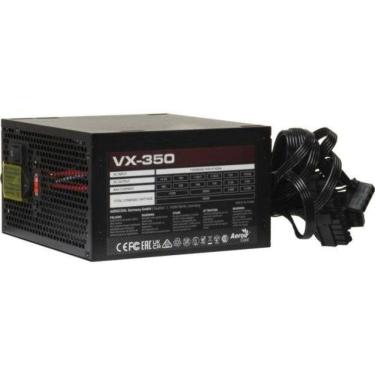 Imagem de Fonte Gamer ATX Stealth VX-350 350W Bivolt com Fan 12CM Silencioso Preto Aerocool