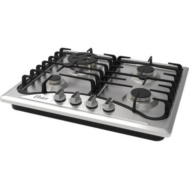 Imagem de Cooktop A Gás Inox 4 Bocas Oster Semi Otop601 Bivolt