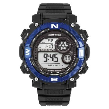 Imagem de Relógio MORMAII masculino digital cronógrafo MOLCDAAXA/8A