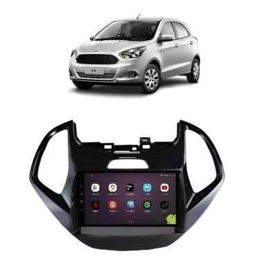 Imagem de Kit Multimidia Ka 2014 / 2018 Mold Black Android 7 Pol 2/32GB Carplay 