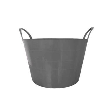 Imagem de Kit 02 Cestos Balde Multiuso Flexível Com Alça 15l Empilhável - Fersil