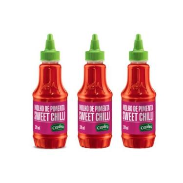 Imagem de Kit Com 3 Molho Pimenta Sweet Chilli Cepêra Food Service - Vupi