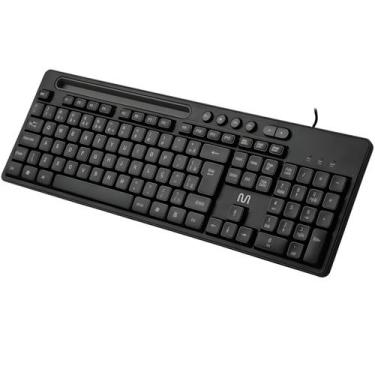 Imagem de Teclado De Computador PC USB Office Barato Tablet Celular - Multilaser