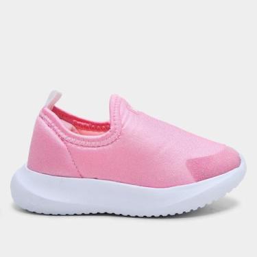 Imagem de Tênis Infantil Bibi Flash Menina, Rosa escuro, Branco, 26