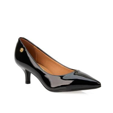 Imagem de Sapato Feminino Vizzano 1122.828, Preto verniz, 35