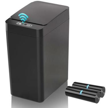 Imagem de Lixeira automática para banheiro kaylowe Touchless 10L Black