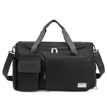 Imagem de Bolsa Mala Academia Viagem Transversal Casual Cor:Preto - oem, Preto
