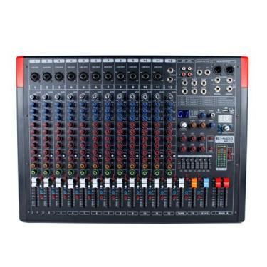Imagem de Mesa de Som 12 Canais 6 Auxiliares K-Audio MP 12.6 - Kadosh